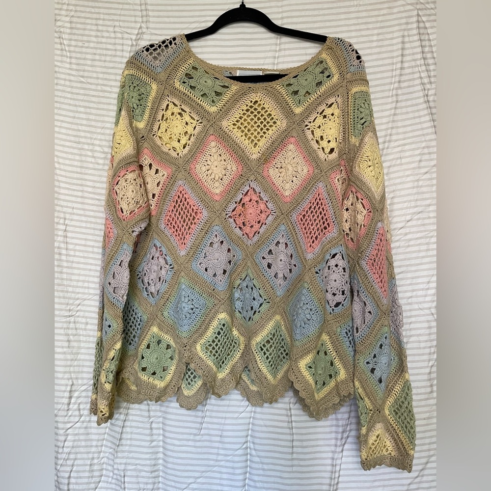 VINTAGE CROCHET SWEATER